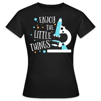 Biologists Biology Genetics Researcher Student - Women's T-Shirt - black - Front - AI Model Female 172 dark (172cm)