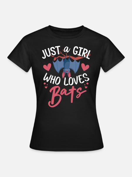 Fledermäuse, Fledermaus - Frauen T-Shirt - Schwarz