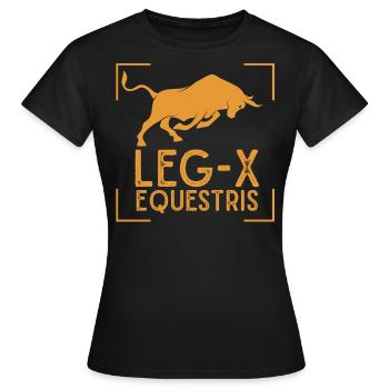 Legio X Equestris Julius Caesar - Frauen T-Shirt - Schwarz - Vorne - AI Model Female 172 dark (172cm)