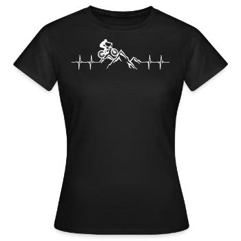 VTT, VTT, VTT - T-shirt Femme - noir - Devant - AI Model Female 172 dark (172cm)