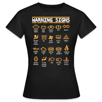 Automechaniker, Automechaniker, Garagenarbeiter - Frauen T-Shirt - Schwarz - Vorne - AI Model Female 172 dark (172cm)