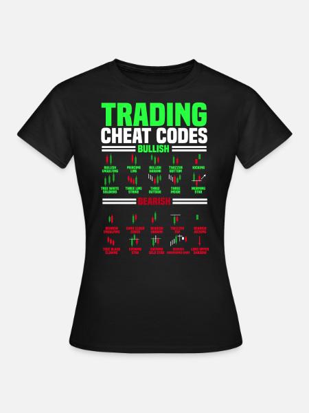 Trading, Trader, Exchange, Crypto - Camiseta mujer - negro
