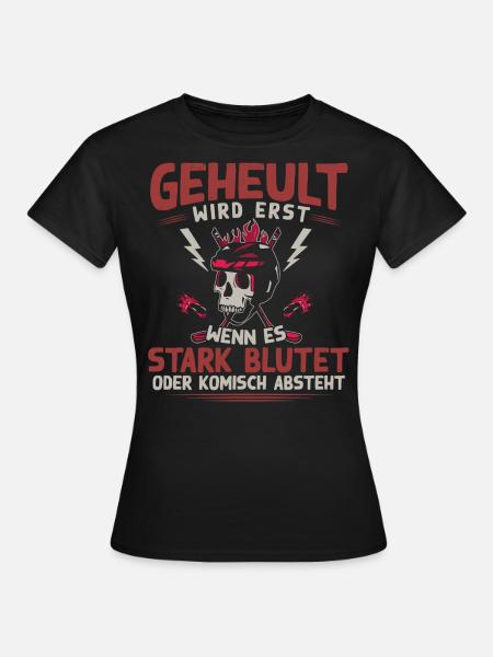 Eishockey Spieler, Eishockey - Frauen T-Shirt - Schwarz