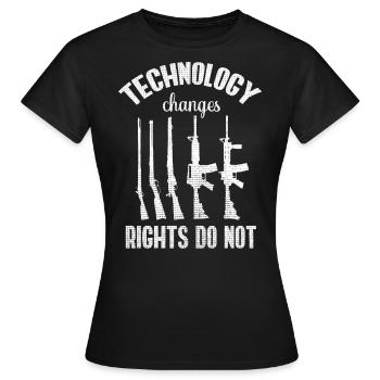 Lovers of ammunition weapons, gun owners - Women's T-Shirt - black - Front - AI Model Female 172 dark (172cm)