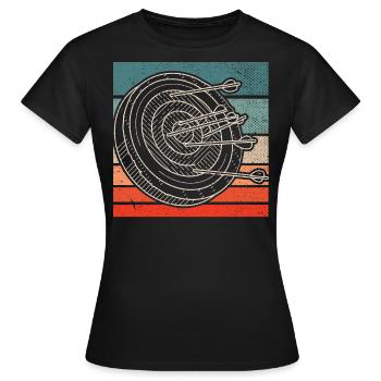 Archery, Archer, Bows, Bows - Women's T-Shirt - black - Front - AI Model Female 172 dark (172cm)