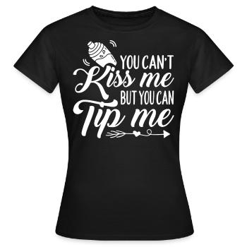 Barman, Barkeeper, Barkeeper - Frauen T-Shirt - Schwarz - Vorne - AI Model Female 172 dark (172cm)