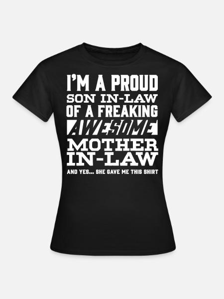 Schwiegersohn Der Schwiegermutter - Dame-T-shirt - sort