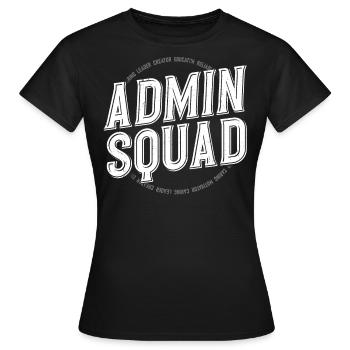Directeur adjoint, École d’administration - T-shirt Femme - noir - Devant - AI Model Female 172 dark (172cm)