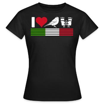 Vogelbeobachtung, Ornithologie - Frauen T-Shirt - Schwarz - Vorne - AI Model Female 172 dark (172cm)