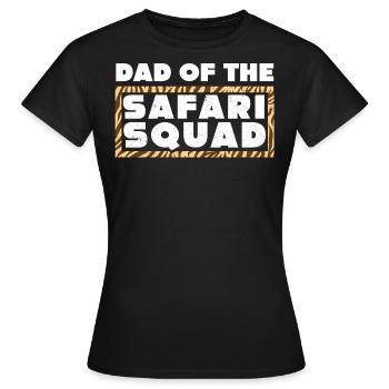 Père de la troupe Safari - T-shirt Femme - noir - Devant - AI Model Female 172 dark (172cm)