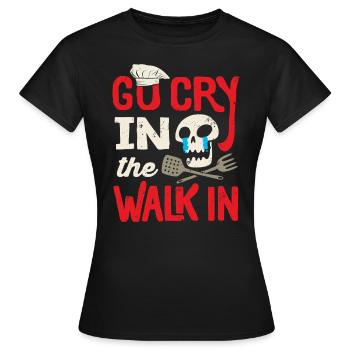 Koch Design, Küchenkoch Kulinarischer Koch - Frauen T-Shirt - Schwarz - Vorne - AI Model Female 172 dark (172cm)