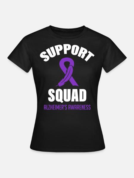 Alzheimer Awareness Squad - Frauen T-Shirt - Schwarz