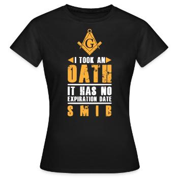 Maison, Ich Habe Einen Eid, Zimmermann - Frauen T-Shirt - Schwarz - Vorne - AI Model Female 172 dark (172cm)