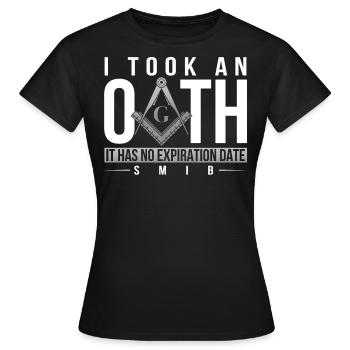 Maison, Ich Habe Einen Eid, Zimmermann - Frauen T-Shirt - Schwarz - Vorne - AI Model Female 172 dark (172cm)