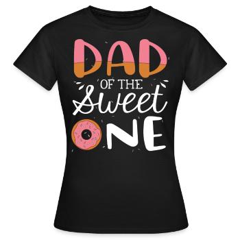 Papa du doux - T-shirt Femme - noir - Devant - AI Model Female 172 dark (172cm)