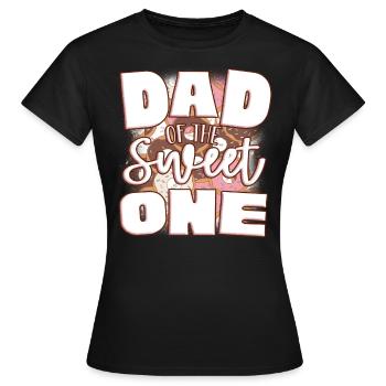 Papa du doux - T-shirt Femme - noir - Devant - AI Model Female 172 dark (172cm)