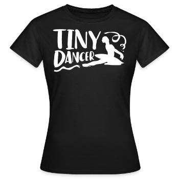 Winziger Tänzer, Balletttanzen - Frauen T-Shirt - Schwarz - Vorne - AI Model Female 172 dark (172cm)