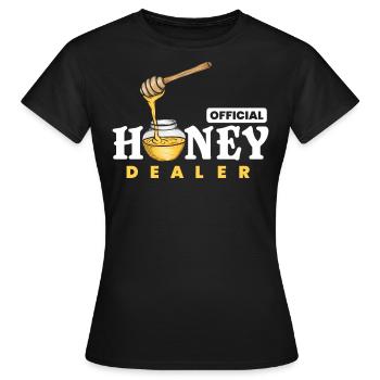 Honey Merchant, Honey Comp, - Women's T-Shirt - black - Front - AI Model Female 172 dark (172cm)