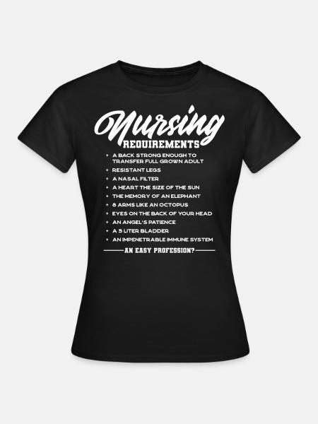 Infirmière, infirmière - T-shirt Femme - noir