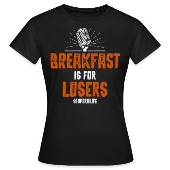 Opera singer, voice, opera - Women's T-Shirt - black - Front - AI Model Female 172 dark (172cm)