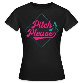 Opera singer, voice, opera - Women's T-Shirt - black - Front - AI Model Female 172 dark (172cm)