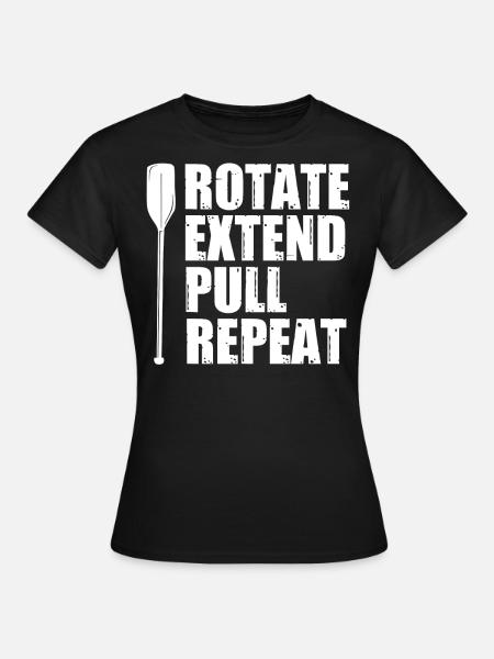 Drachenbootrennen, Drachenboote, Bleischlag - Frauen T-Shirt - Schwarz