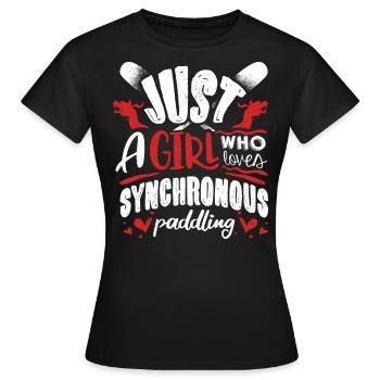 Course de bateaux-dragons, bateaux-dragons - T-shirt Femme - noir - Devant - AI Model Female 172 dark (172cm)