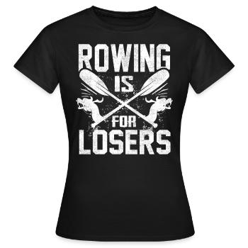 Course de bateaux-dragons, bateaux-dragons - T-shirt Femme - noir - Devant - AI Model Female 172 dark (172cm)