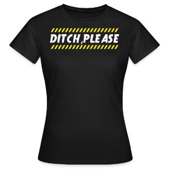 Baggerfahrer, Grabe Sachen Aus - Frauen T-Shirt - Schwarz - Vorne - AI Model Female 172 dark (172cm)