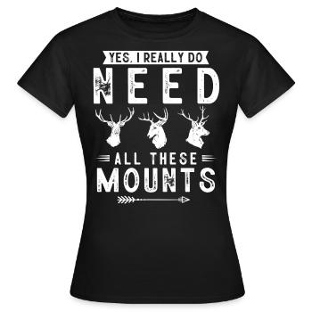 Taxidermie, Taxidermist, Erhaltung Von Tieren - Frauen T-Shirt - Schwarz - Vorne - AI Model Female 172 dark (172cm)