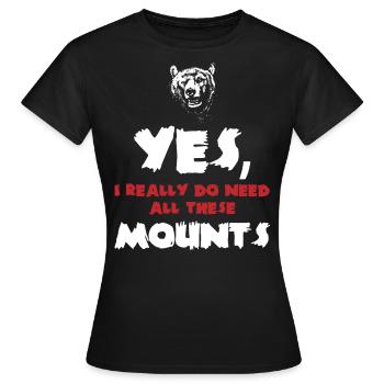Taxidermie, Taxidermist, Erhaltung Von Tieren - Frauen T-Shirt - Schwarz - Vorne - AI Model Female 172 dark (172cm)
