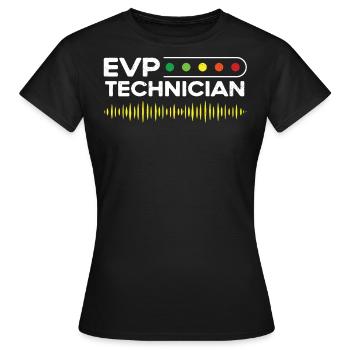 Technicien vice-président exécutif, Proposition de valeur de l’employeur - T-shirt Femme - noir - Devant - AI Model Female 172 dark (172cm)