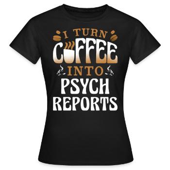 Psychologe - Frauen T-Shirt - Schwarz - Vorne - AI Model Female 172 dark (172cm)