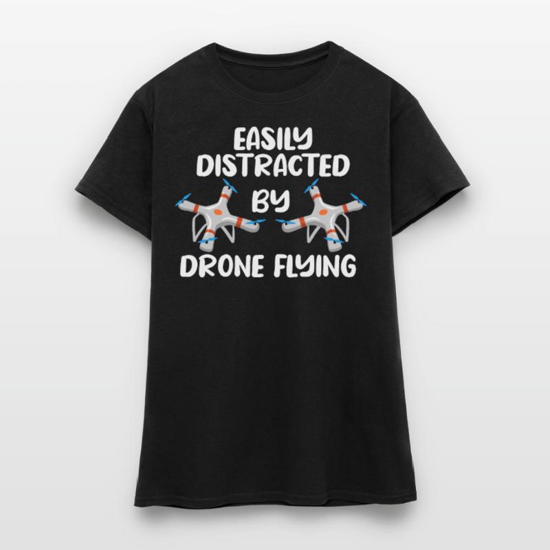 Drone volant, drones, drones, modèles réduits d’avions T-shirt Femme