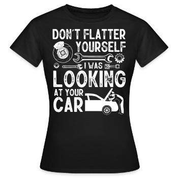 Mécanicien automobile, mécanicien, mécanicien automobile - T-shirt Femme - noir - Devant - AI Model Female 172 dark (172cm)