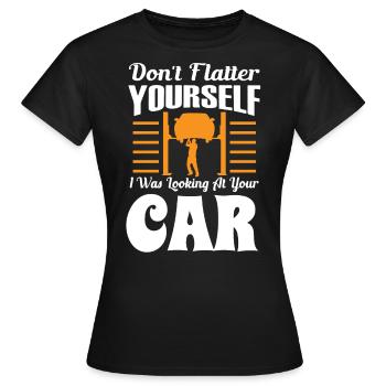 Mécanicien automobile, mécanicien, mécanicien automobile - T-shirt Femme - noir - Devant - AI Model Female 172 dark (172cm)