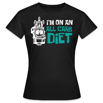 Mécanicien automobile, mécanicien, mécanicien automobile - T-shirt Femme - noir - Devant - AI Model Female 172 dark (172cm)
