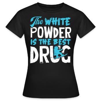 Snowboarders, Vacances snowboard, Équipement de snowboard - T-shirt Femme - noir - Devant - AI Model Female 172 dark (172cm)