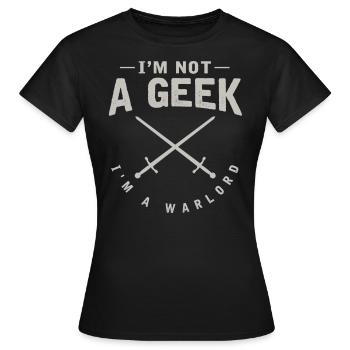 Larp, Larping, Role Play - Women's T-Shirt - black - Front - AI Model Female 172 dark (172cm)