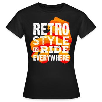 Skaten, Rollschuhlaufen - Frauen T-Shirt - Schwarz - Vorne - AI Model Female 172 dark (172cm)