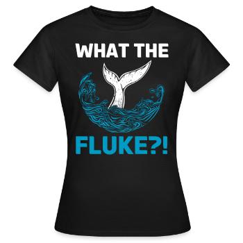 Whales, whales, whale watching, whale watching - Women's T-Shirt - black - Front - AI Model Female 172 dark (172cm)