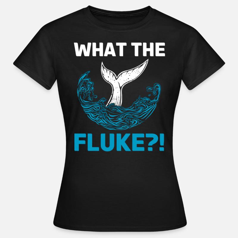 Baleines, baleines, observation des baleines, observation des baleines - T-shirt Femme - noir