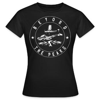 Skydiving, Skydiving - Women's T-Shirt - black - Front - AI Model Female 172 dark (172cm)