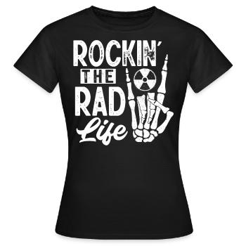 RAD -Technologie, Radiologe - Frauen T-Shirt - Schwarz - Vorne - AI Model Female 172 dark (172cm)