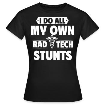 RAD -Technologie, Radiologe - Frauen T-Shirt - Schwarz - Vorne - AI Model Female 172 dark (172cm)