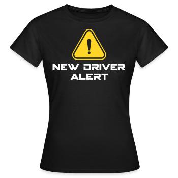 Permis de conduire - T-shirt Femme - noir - Devant - AI Model Female 172 dark (172cm)
