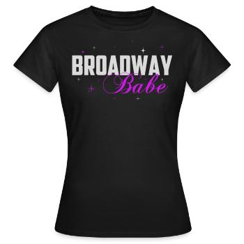 Broadway, Musical, Nerd de théâtre - T-shirt Femme - noir - Devant - AI Model Female 172 dark (172cm)