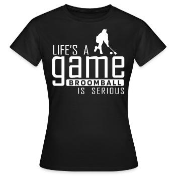 Broadway, Musical, Theater-Nerd - Frauen T-Shirt - Schwarz - Vorne - AI Model Female 172 dark (172cm)