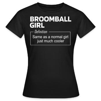 Broadway, Musical, Theater-Nerd - Frauen T-Shirt - Schwarz - Vorne - AI Model Female 172 dark (172cm)