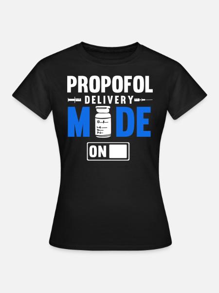 Anästhesie, Anästhesist - Dame-T-shirt - sort